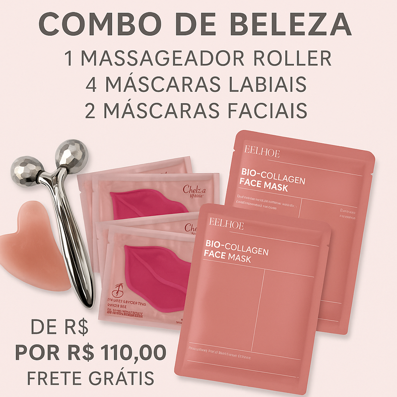 Combo de Beleza Completa – Hidratação, Firmeza e Glow Natural