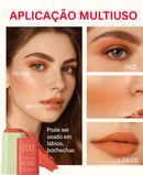 3 em 1 Blush Pixi Stick Hidratante com Cor – Para Bochechas, Lábios e Contorno!