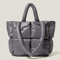 Bolsa puffer acolchoada luxuosa
