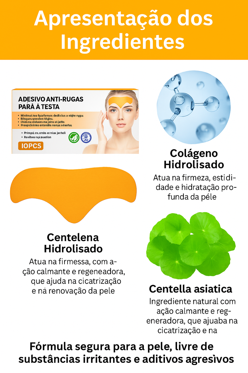 Adesivo para Rugas na Testa - Eelhoe