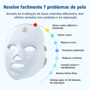 Mascara Led facial 7 cores - Fototerapia Rejuvenescedora Para Sua Pele
