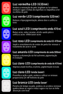 Mascara Led facial 7 cores - Fototerapia Rejuvenescedora Para Sua Pele