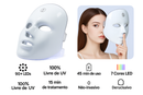 Mascara Led facial 7 cores - Fototerapia Rejuvenescedora Para Sua Pele