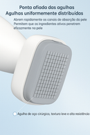 Derma Stamp 120 Agulhas | Microneedling Profundo para Crescimento Capilar e Rejuvenescimento da Pele