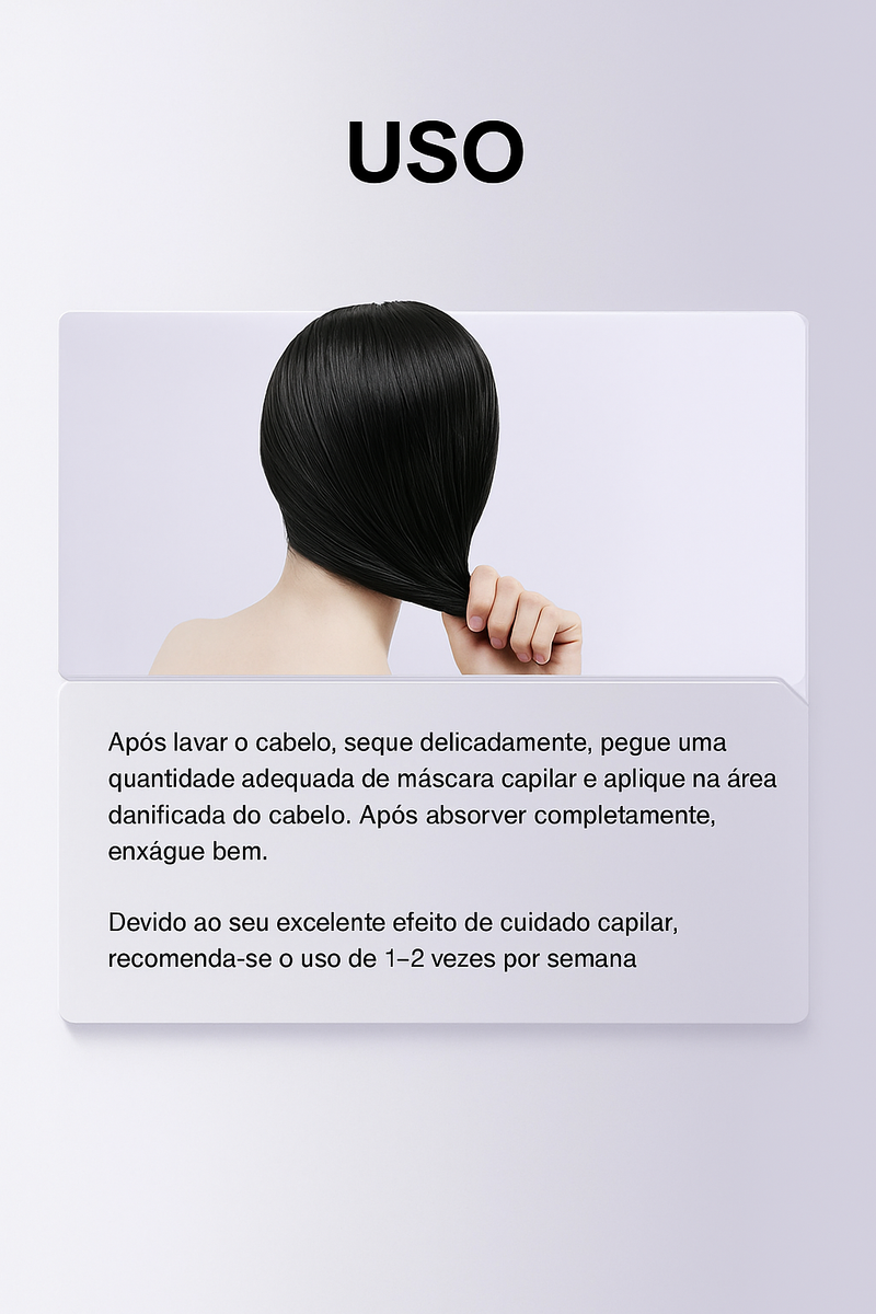 Máscara Capilar Fino Concentrado – Hidrata, Repara e Reduz o Frizz