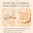 Base almofada de ar com Esponja Borboleta – Cobertura Natural, Hidratação e Controle de Oleosidade