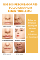 Base almofada de ar com Esponja Borboleta – Cobertura Natural, Hidratação e Controle de Oleosidade