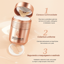 Base almofada de ar com Esponja Borboleta – Cobertura Natural, Hidratação e Controle de Oleosidade