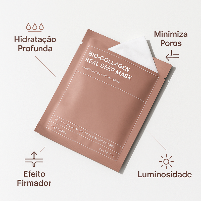 Máscara Facial de Colágeno Eelhoe – Hidratação Profunda e Pele Radiante