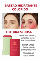 3 em 1 Blush Pixi Stick Hidratante com Cor – Para Bochechas, Lábios e Contorno!
