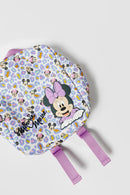 Mochila bolsa infantil Minnie colorida desenho animado