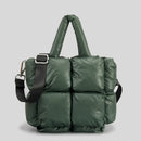Bolsa puffer mini acolchoada luxuosa