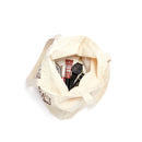 Bolsa tiracolo luxuosa vintage de algodão