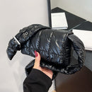 Bolsa puffer transpassada acolchoada luxuosa