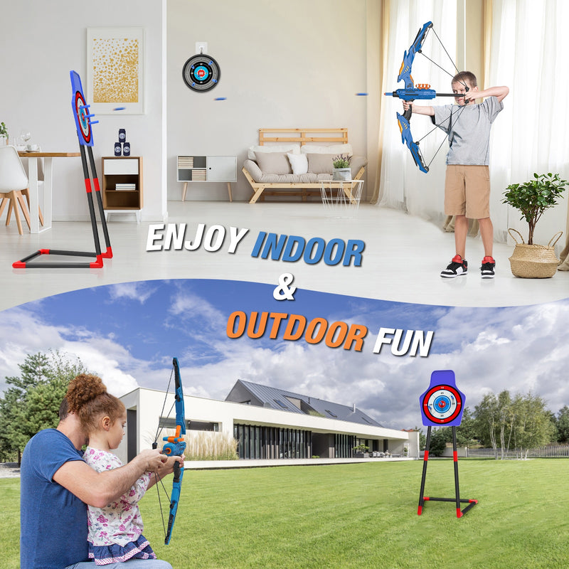 Brinquedo arco e flecha arqueiro com LED
