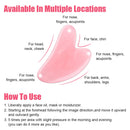 Massageador roller Y 3d e pedra Guasha para lifting