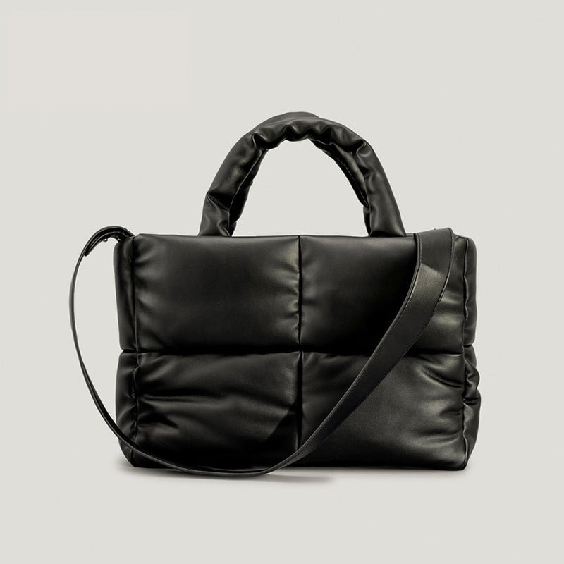 Bolsa puffer mini acolchoada luxuosa