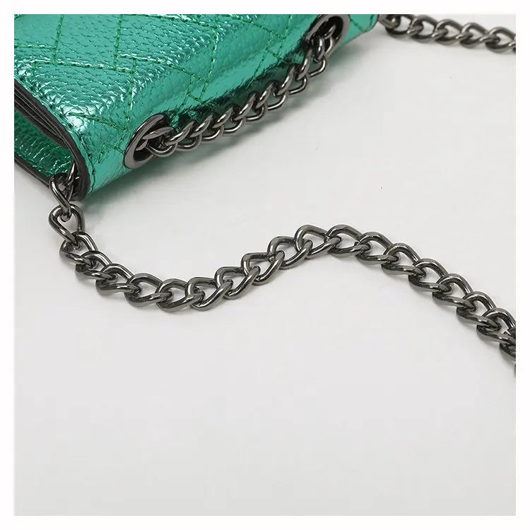 Bolsa Mini dopamine — Transversal com Corrente, Compacta e Cheia de Charme!
