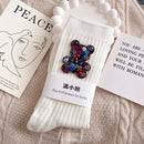 Meias Ursinho com Diamantes – brilho, bonforto e muito Estilo