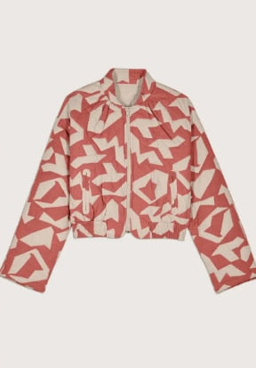 Jaqueta feminina Patchwork Vintage
