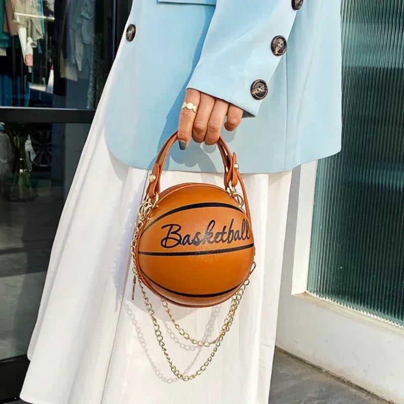 Bolsa criativa bola de basquete estilo coreano