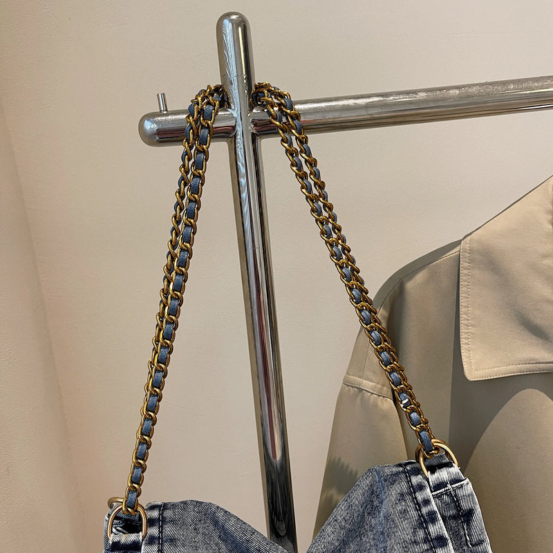 Bolsa jeans corrente 