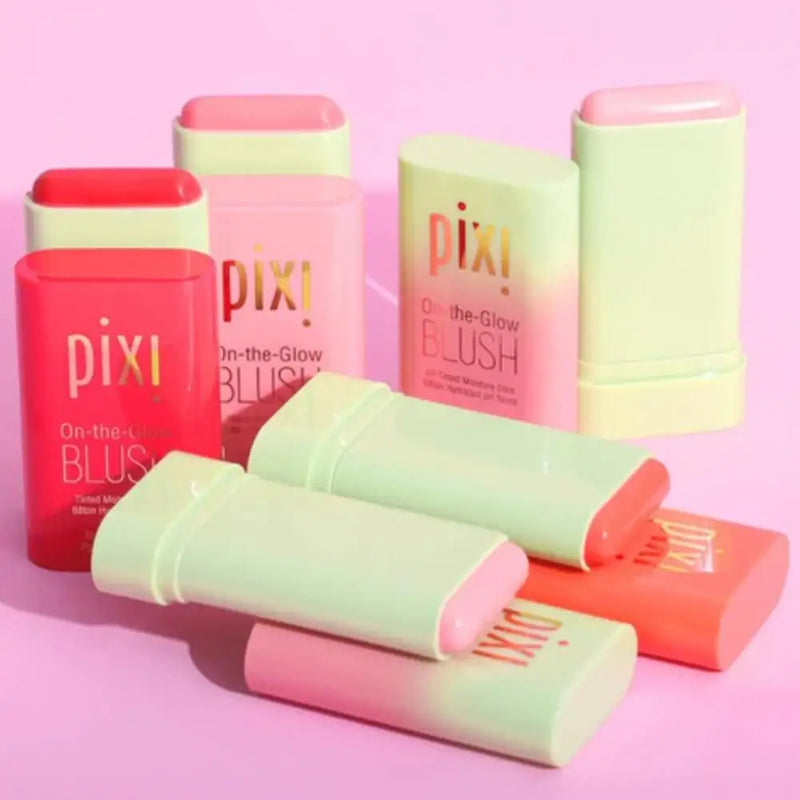 3 em 1 Blush Pixi Stick Hidratante com Cor – Para Bochechas, Lábios e Contorno!