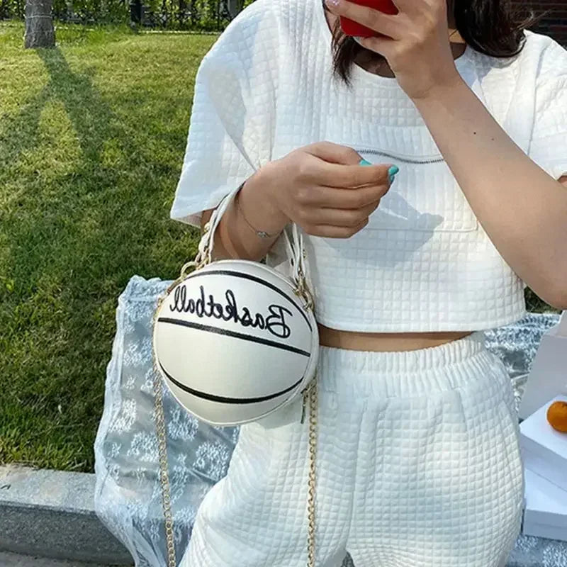 Bolsa criativa bola de basquete estilo coreano
