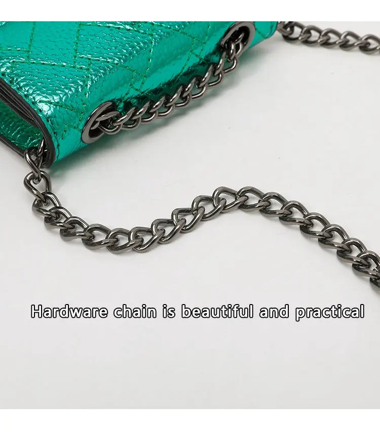 Bolsa Mini dopamine — Transversal com Corrente, Compacta e Cheia de Charme!