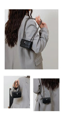 Bolsa Mini dopamine — Transversal com Corrente, Compacta e Cheia de Charme!