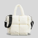Bolsa puffer mini acolchoada luxuosa