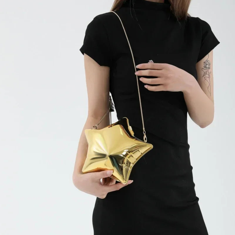 Bolsa Estrela Acrílica – O Brilho Fashion Que Faltava no Seu Look