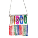 Clutch de Luxo Dopamine com Franjas e Paetês — Estilo Brilhante para Arrasar em Qualquer Ocasião