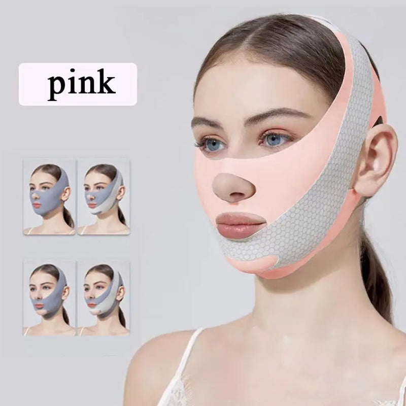 Faixa Modeladora Facial V-Line | Lifting Instantâneo Contra Papada e Flacidez