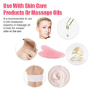 Massageador roller Y 3d e pedra Guasha para lifting