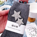 Meias estrela com Diamantes – brilho, bonforto e muito Estilo