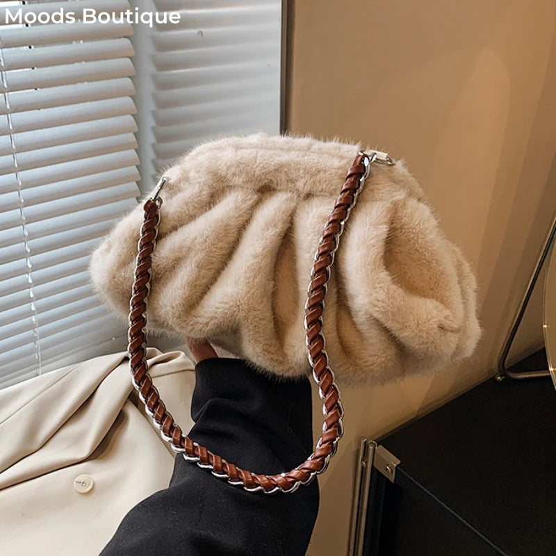 Bolsa Pelúcia MOODS – Designer, Quentinha e Estilosa para o Inverno