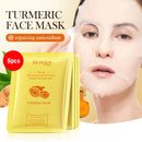 BIOAQUA Máscara Facial com Ácido Hialurônico, Retinol e Extrato de Caracol e cúrcuma