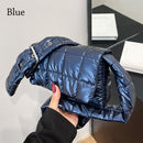 Bolsa puffer transpassada acolchoada luxuosa