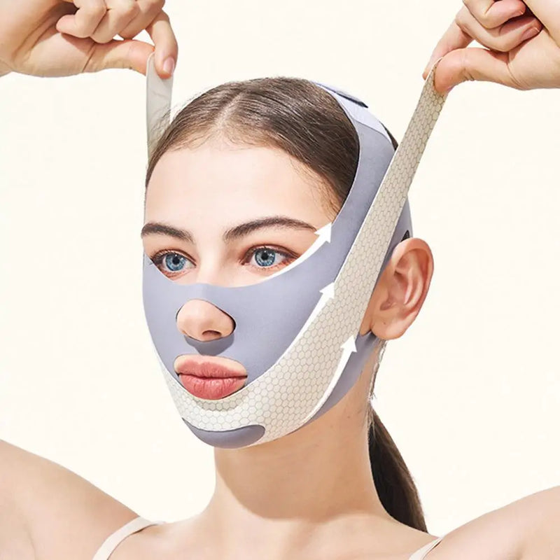 Faixa Modeladora Facial V-Line | Lifting Instantâneo Contra Papada e Flacidez