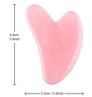 Massageador roller Y 3d e pedra Guasha para lifting