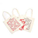 Bolsa tiracolo luxuosa vintage de algodão