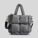 Bolsa puffer mini acolchoada luxuosa