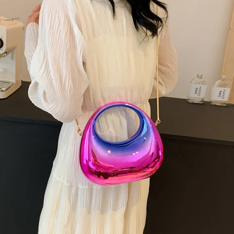 Bolsa Acrílica Transparente Estilo Designer