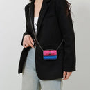 Mini bolsa metálica dopamine colorida